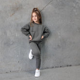 Dark Marl Tracksuit Set