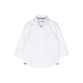 Embroidered Logo Collard Shirt