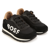 Canvas And Leather Sneakers