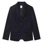 Ceremony Blazer With Monogram Print