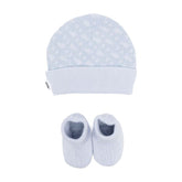 Geometric Pattern Hat And Slippers Set