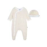 Monogram Print Overall Set