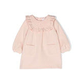 Ruffle Collar Long Sleeve Dress