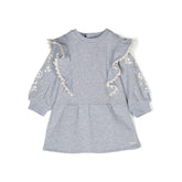 Floral Embroidery Long Sleeve Dress