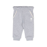 Melange Effect Cotton Sweatpants