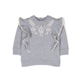 Scallop Edge Ruffle Sweater