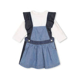 Denim Dress And T-Shirt Set