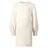 Floral Embroidery Long Sleeve Knitted Dress