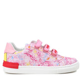 Monogram Print Leather Sneakers