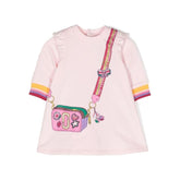 Graphic Print Ruffle Detail Dress