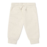 Logo Print Melange Effect Sweatpants