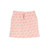 Logo Print Cotton Skirt