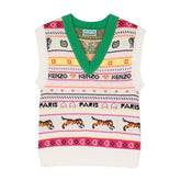 Antarsia Logo Knitted Sleeveless Sweater