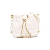 Diamond Quilted Bucket Bag