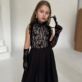 Mi Amor Lace Top & Gloves