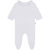 Embroidered Collar Overall