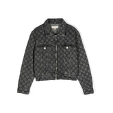 Logo Print Denim Jacket