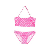 Logo Print Halterneck Bikini