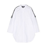 Logo Trim Shirt Dress