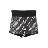 Logo Print Sequin Shorts