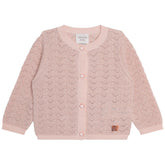 Knit Motifs Pink Cardigan