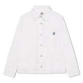 Logo Print Button Up Shirt