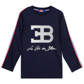 Boy Navy Logo T-Shirt