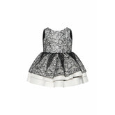 Stella Embroidered Dress - Black