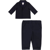 Baby Boy Navy Two Piece Suit Set