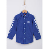 Blue And White Checkered Shirt