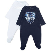 Set Of Two Logo Print Overall