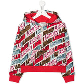 Logo Print Fleece Hoodie