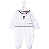 Logo Print Cotton Overall