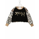 Animal sleeve Logo Print Top