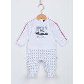 Baby Boy Logo Print Overall
