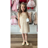 Gold Fancy Fringes pinafore