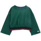 Cropped Jersey T-Shirt