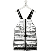 Metallic Quilted Padded Dress