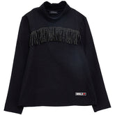 Jersey Turtleneck With Fringes