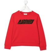 Leopard Logo Embroidered Sweater