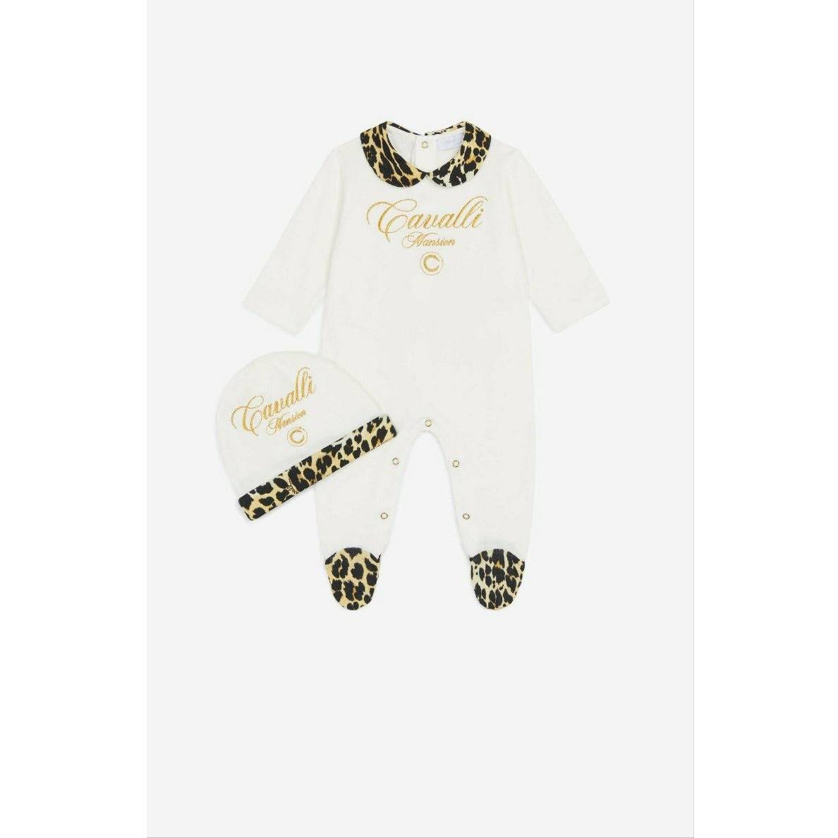 LOGO EMBROIDERED OVERALL SET