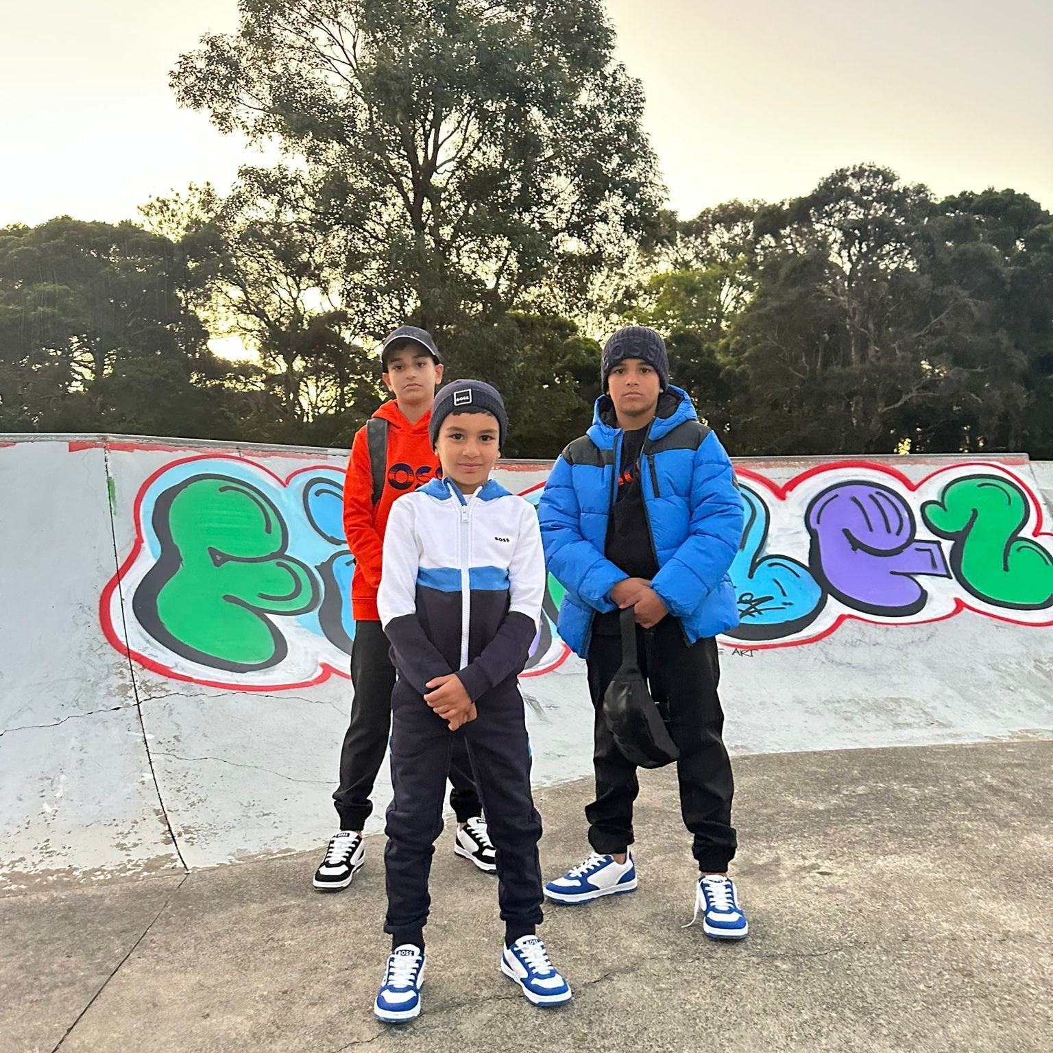 Logo Print Puffer Jacket
