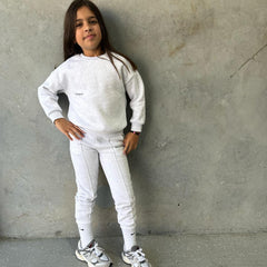 Gray Marl Tracksuit Set