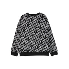 Diagonal Logo Print Sweater