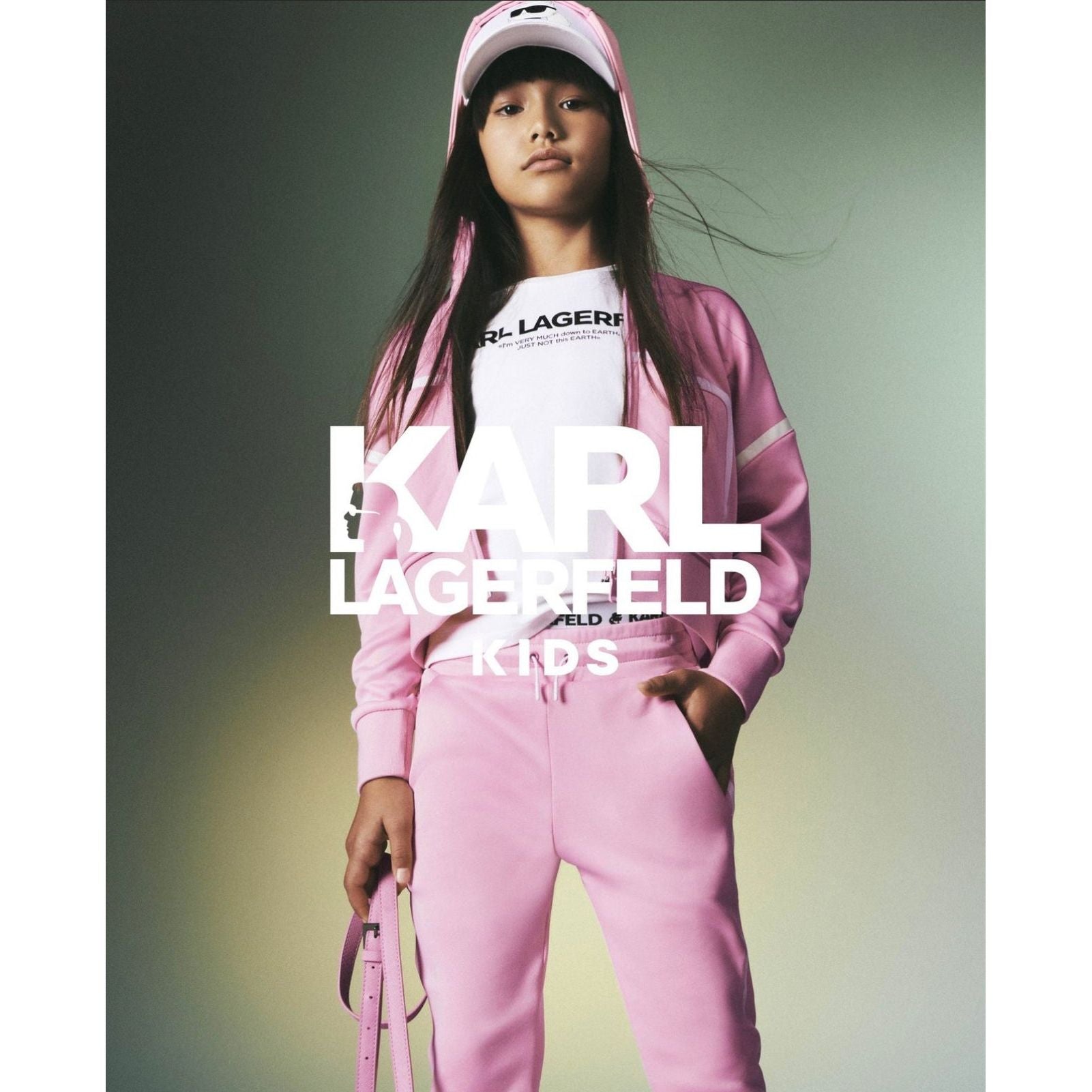 Logo Print Zip Up Hoodie