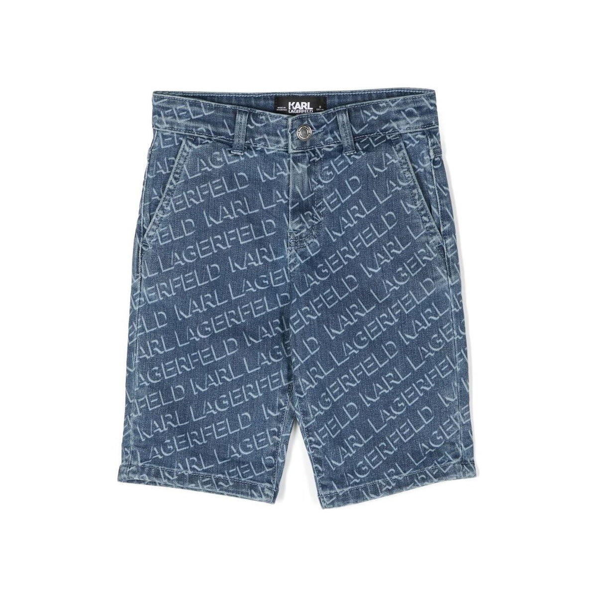 All Over Print Drenim Shorts