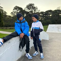 Logo Print Puffer Jacket