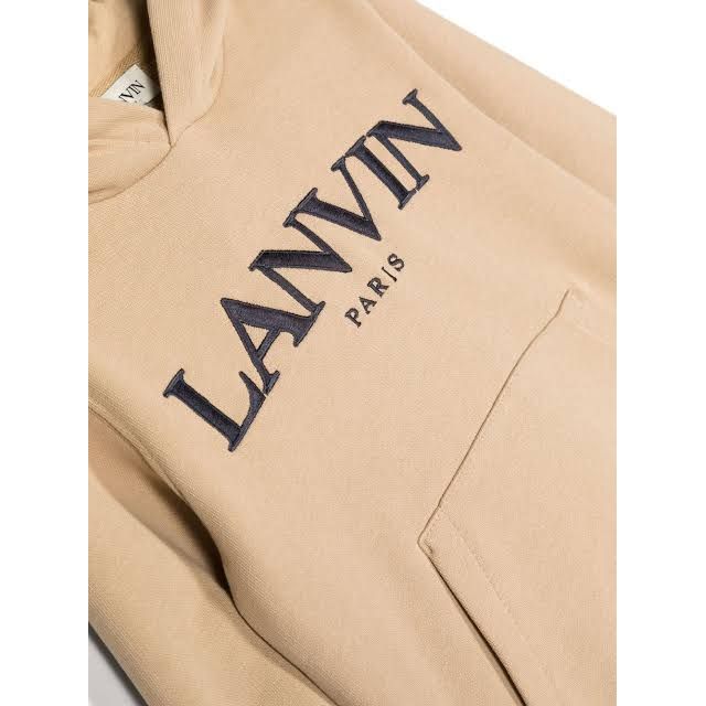 EMBROIDERY LOGO COTTON HOODIE