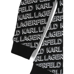 Diagonal Logo Print Sweater