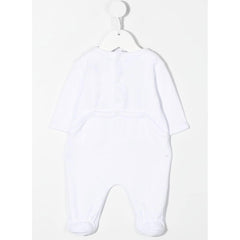 Elephant Embroidered Velvet Overall